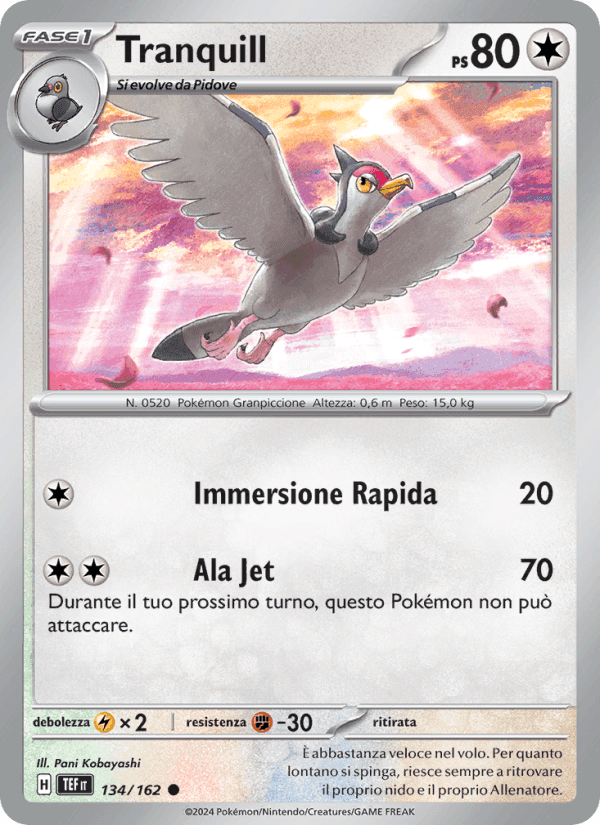 Tranquill, carte 134 de Cronoforze