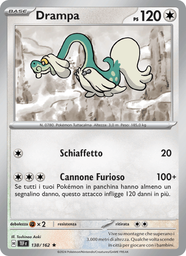 Drampa, carta 138 di Cronoforze