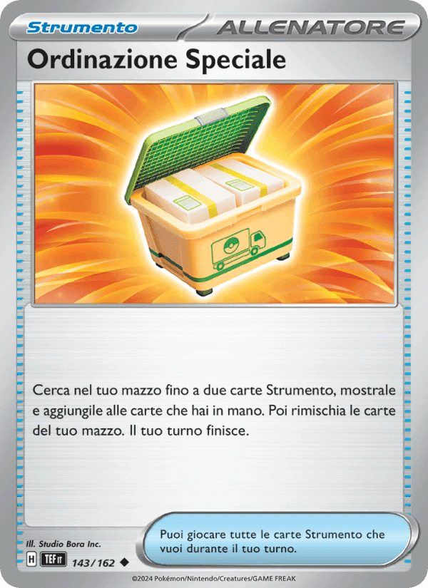 Ordinazione Speciale, carta 143 di Cronoforze