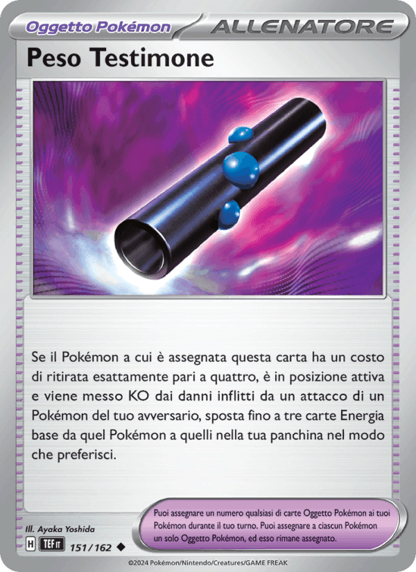 Peso Testimone, card 151 from Cronoforze
