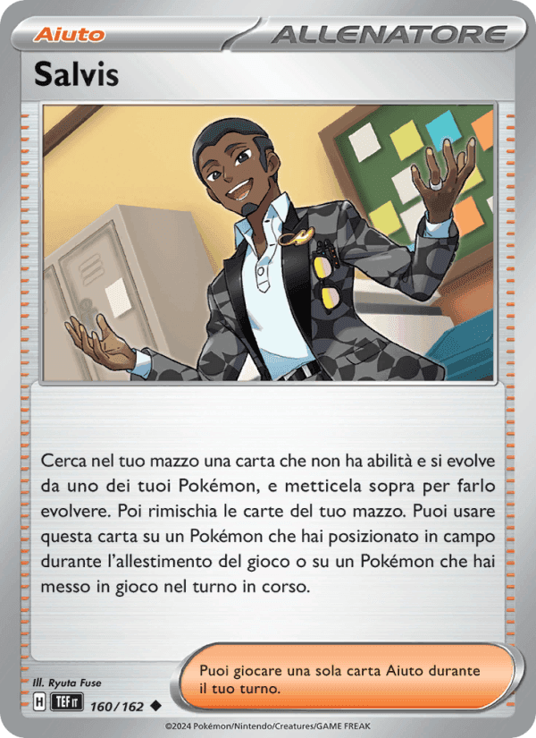 Salvis, carta 160 di Cronoforze