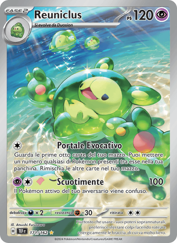 Reuniclus, card 171 from Cronoforze