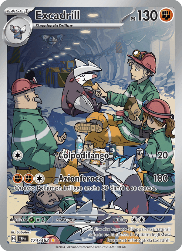 Excadrill, card 174 from Cronoforze