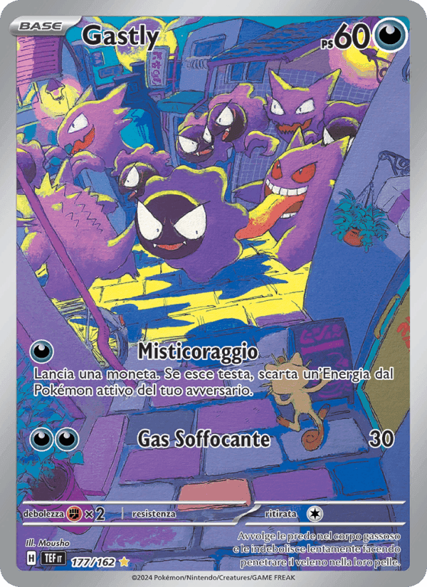 Gastly, carta 177 di Cronoforze