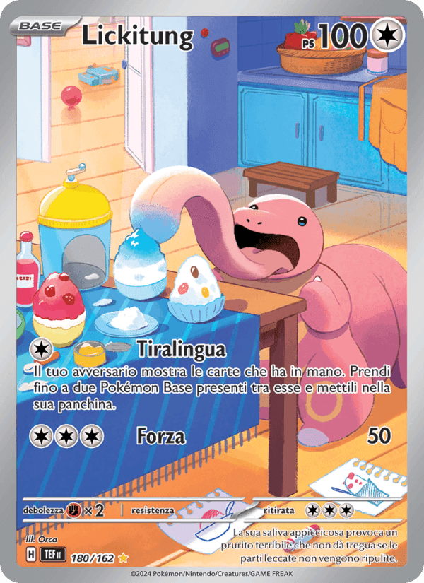 Lickitung, carta 180 di Cronoforze