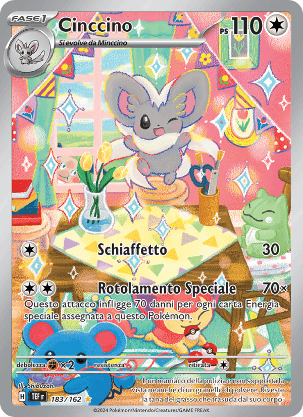 Cinccino, card 183 from Cronoforze