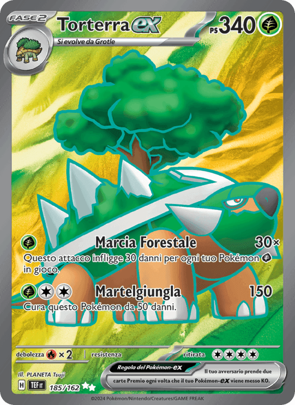 Torterra-ex, carta 185 di Cronoforze