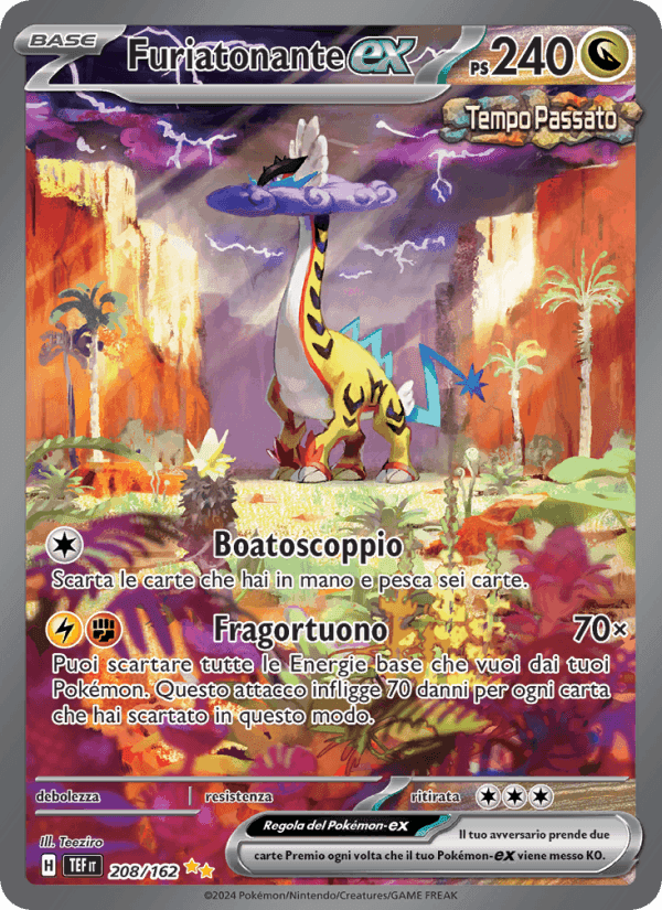Furiatonante-ex, carta 208 di Cronoforze