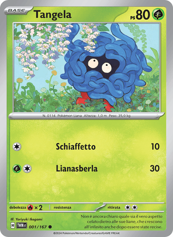 Tangela, carta 001 di Crepuscolo Mascherato