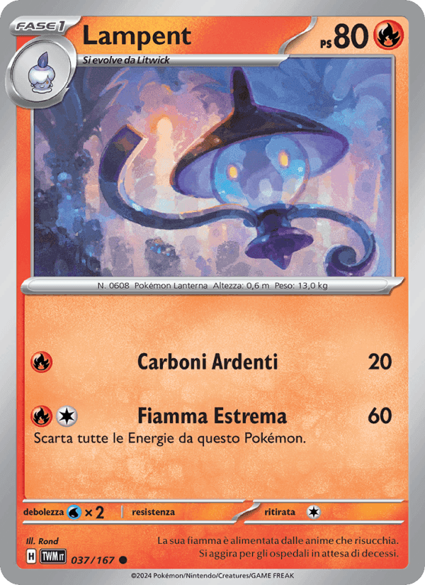 Lampent, carta 037 di Crepuscolo Mascherato
