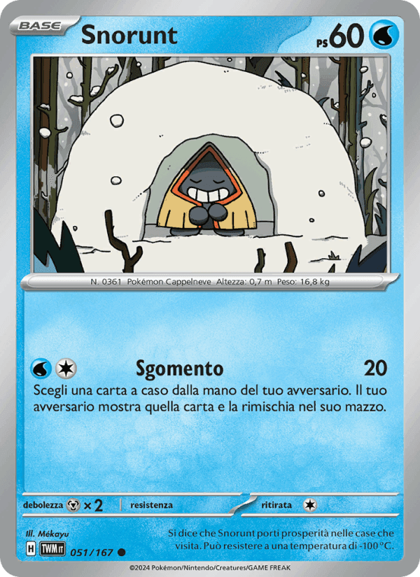 Snorunt, carte 051 de Crepuscolo Mascherato