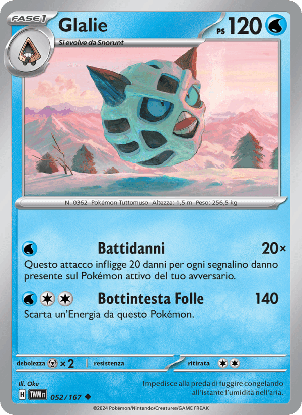 Glalie, carta 052 di Crepuscolo Mascherato