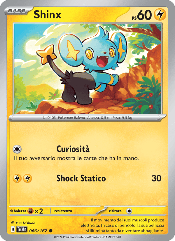 Shinx, carta 066 di Crepuscolo Mascherato