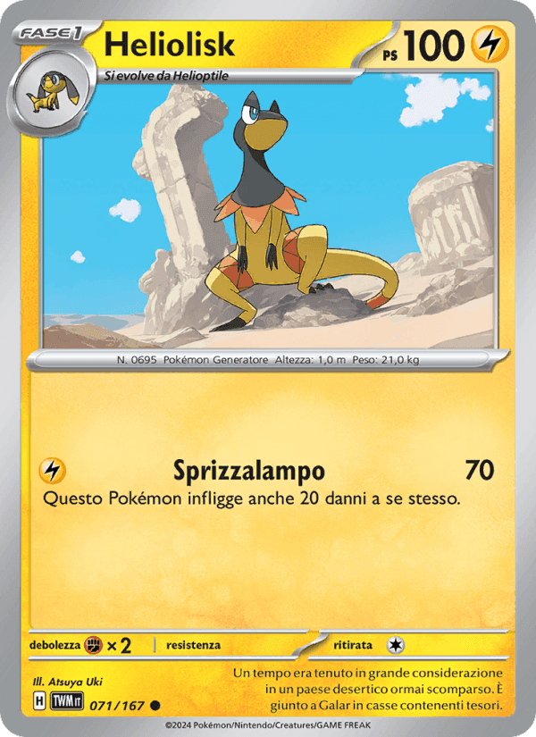 Heliolisk, carte 071 de Crepuscolo Mascherato