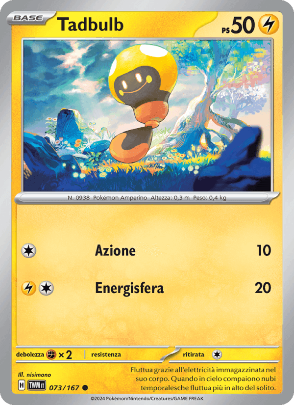 Tadbulb, carta 073 di Crepuscolo Mascherato