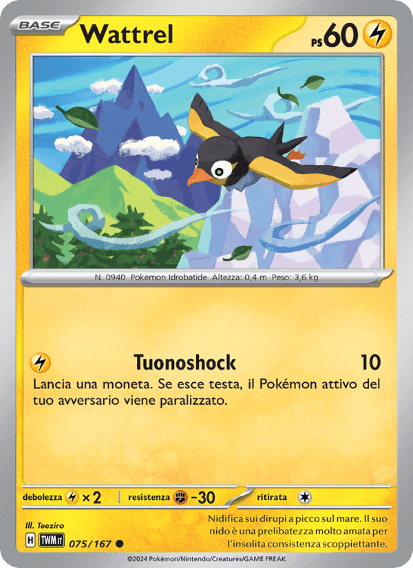 Wattrel, carta 075 de Crepuscolo Mascherato