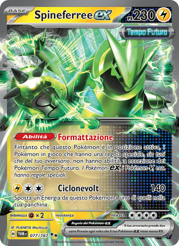 Spineferree-ex, carta 077 di Crepuscolo Mascherato