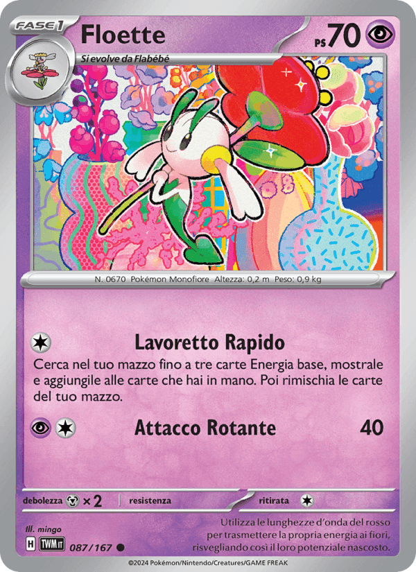 Floette, carta 087 di Crepuscolo Mascherato