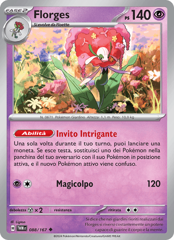 Florges, carta 088 di Crepuscolo Mascherato