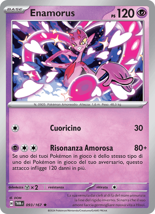 Enamorus, card 093 from Crepuscolo Mascherato