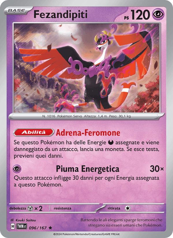 Fezandipiti, card 096 from Crepuscolo Mascherato