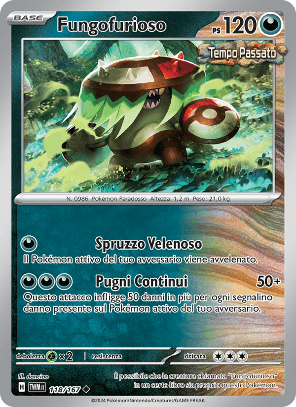 Fungofurioso, carta 118 de Crepuscolo Mascherato