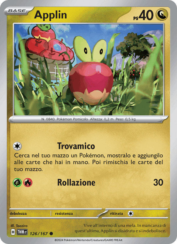 Applin, carta 126 de Crepuscolo Mascherato