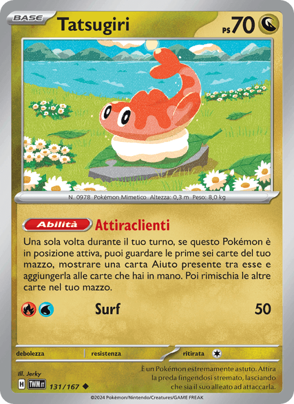 Tatsugiri, card 131 from Crepuscolo Mascherato