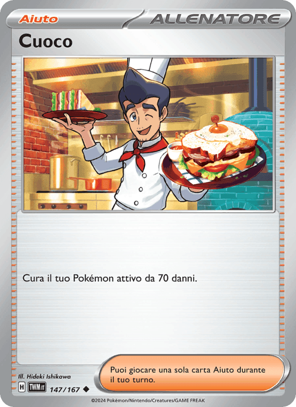 Cuoco, card 147 from Crepuscolo Mascherato