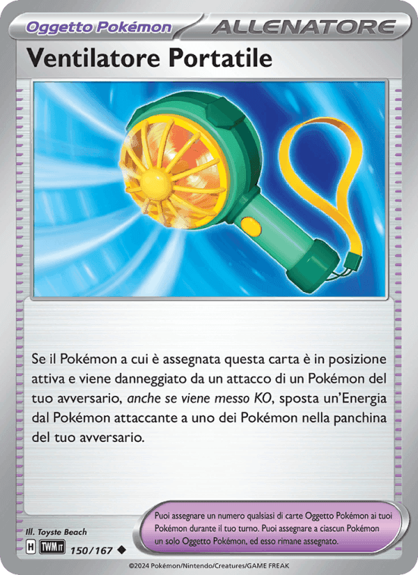 Crepuscolo Mascherato の 150 番、Ventilatore Portatile