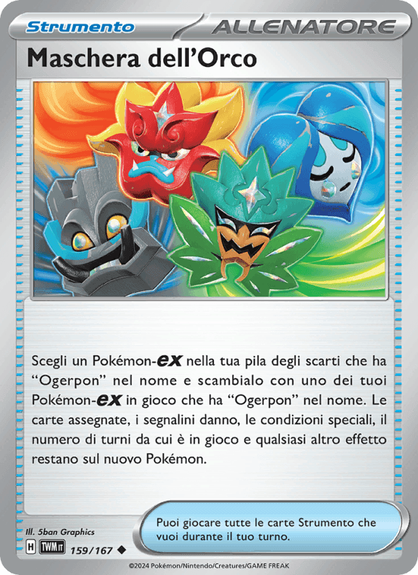 Maschera dell'Orco, carta 159 di Crepuscolo Mascherato