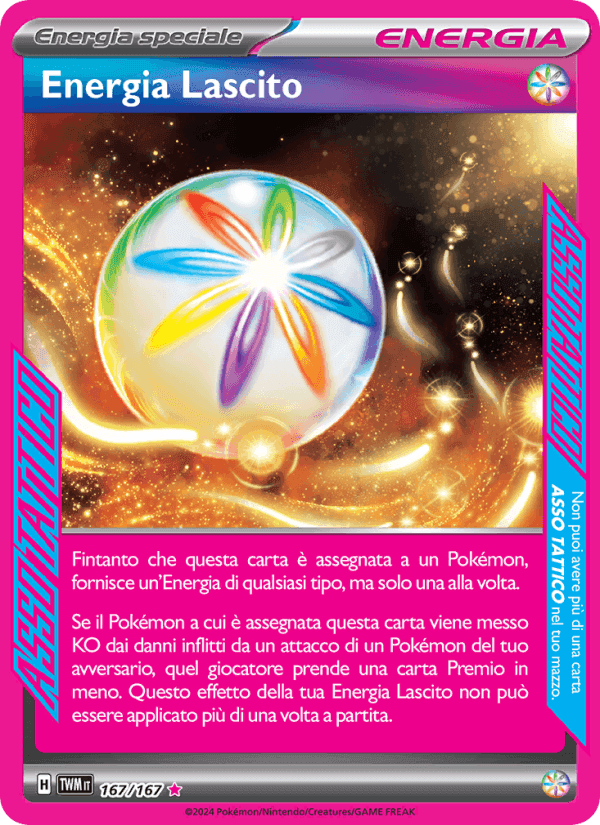 Energia Lascito, carta 167 di Crepuscolo Mascherato
