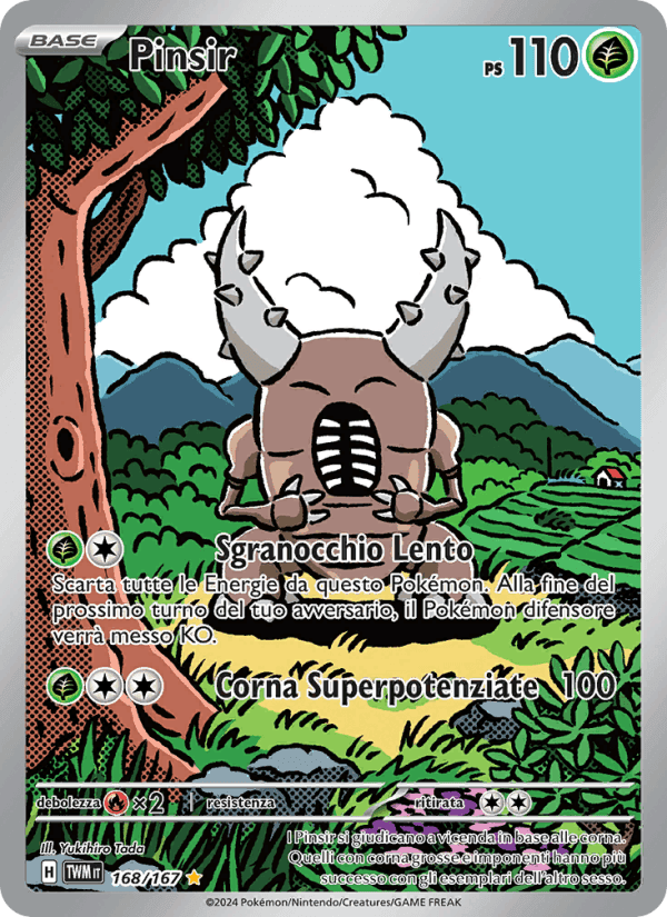 Pinsir, carta 168 di Crepuscolo Mascherato