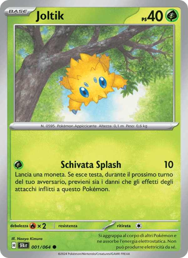 Joltik, card 001 from Segreto Fiabesco