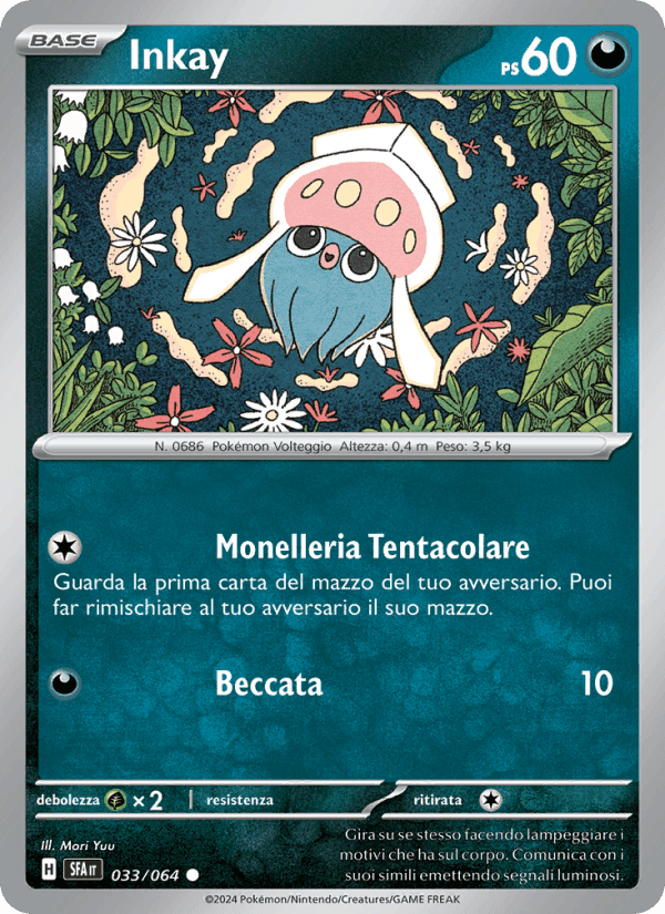 Inkay, carte 033 de Segreto Fiabesco