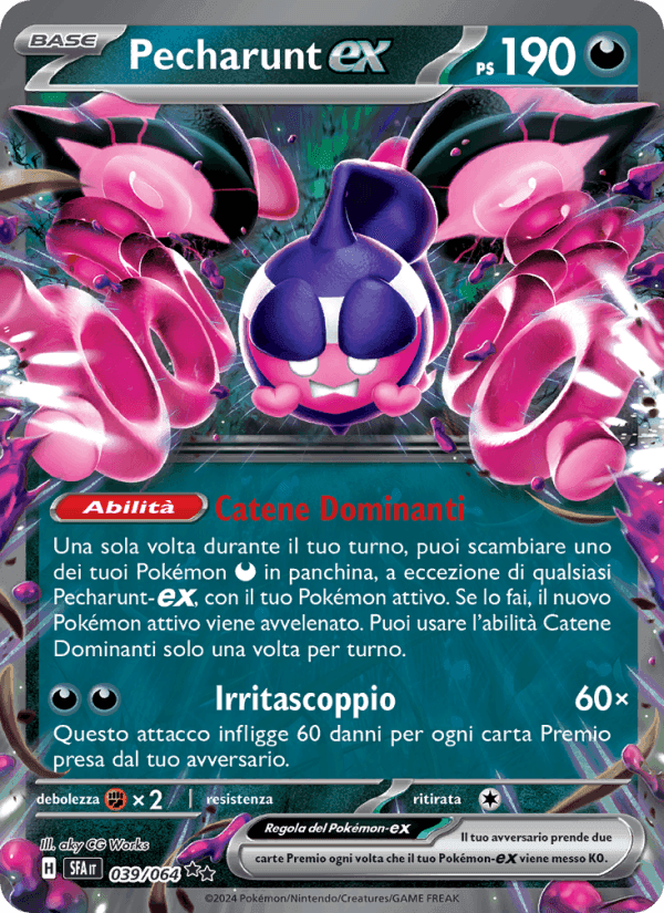 Pecharunt-ex, carta 039 de Segreto Fiabesco
