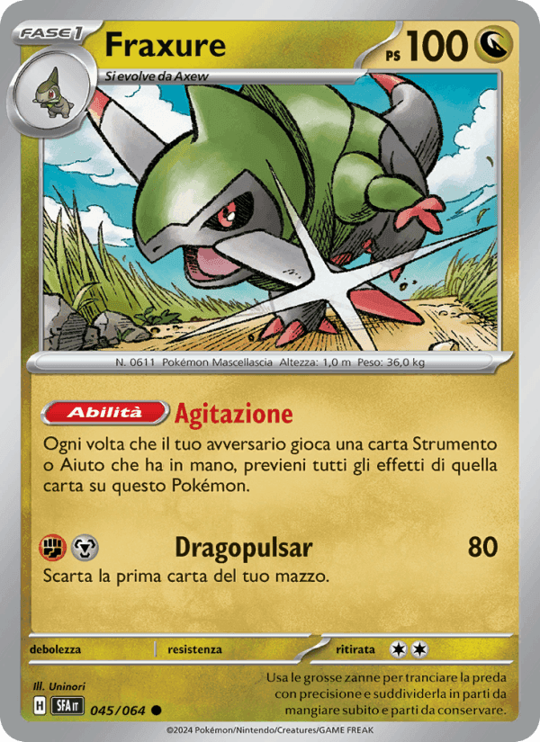 Fraxure, carta 045 di Segreto Fiabesco