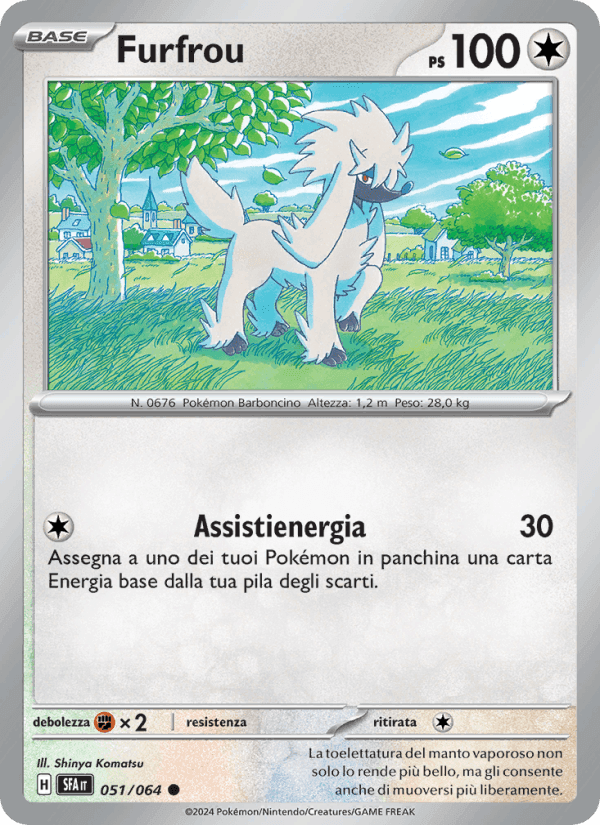 Furfrou, carte 051 de Segreto Fiabesco