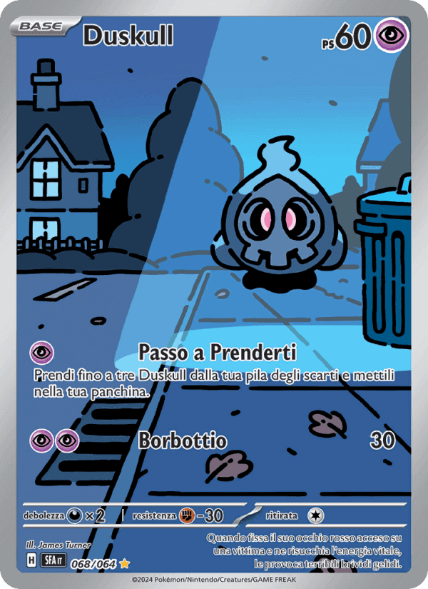 Duskull, card 068 from Segreto Fiabesco
