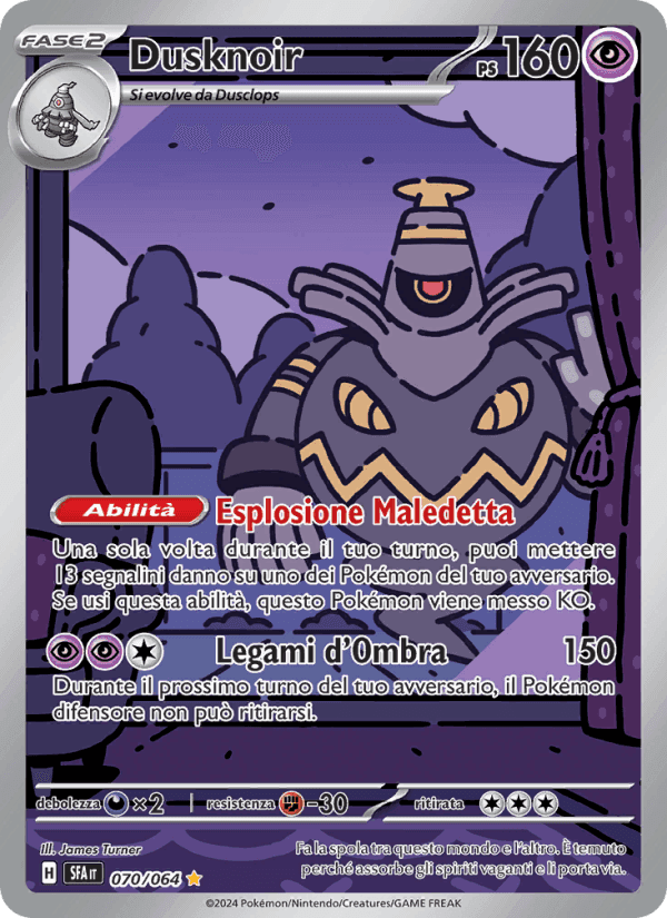 Dusknoir, carta 070 di Segreto Fiabesco