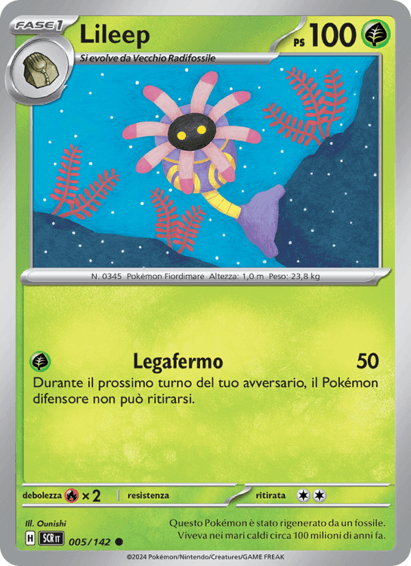 Lileep, carta 005 di Corona Astrale