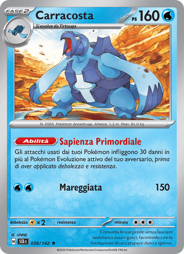 Carracosta, carta 038 di Corona Astrale