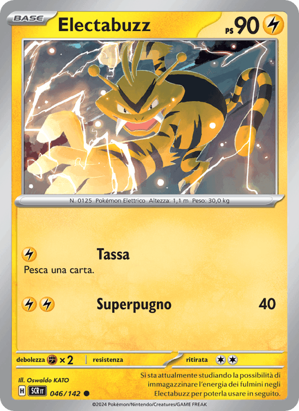 Electabuzz, carta 046 di Corona Astrale