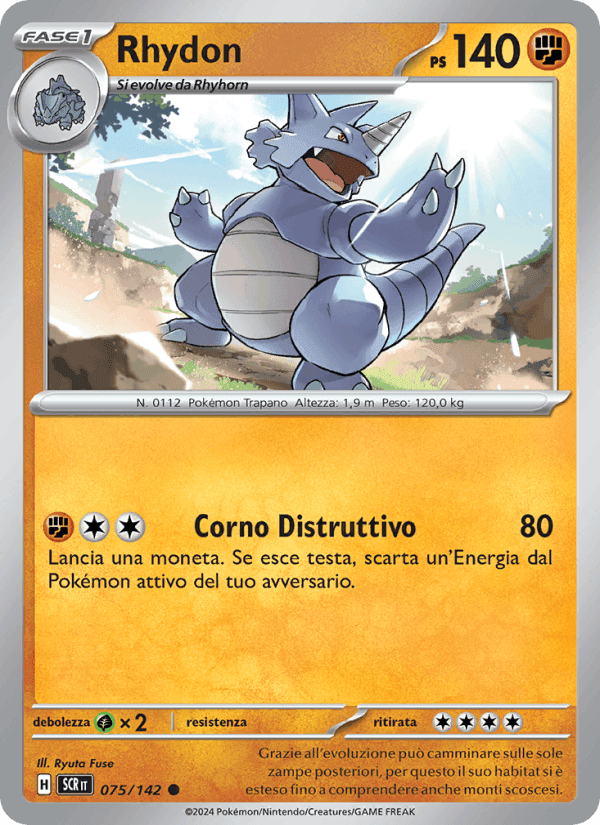 Rhydon, carta 075 di Corona Astrale
