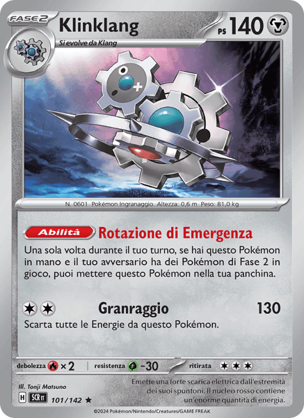 Klinklang, carta 101 di Corona Astrale