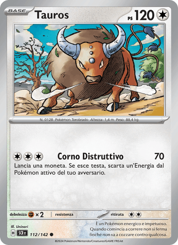 Tauros, carta 112 di Corona Astrale