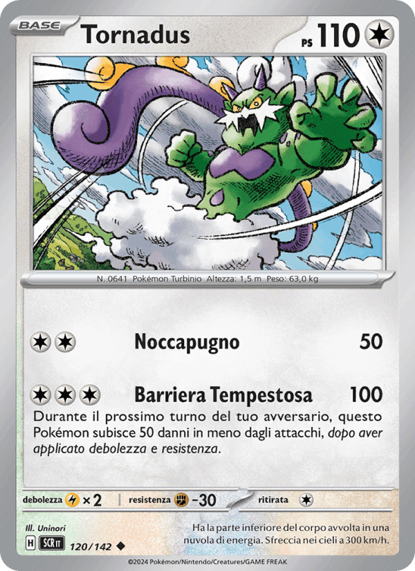 Tornadus, card 120 from Corona Astrale