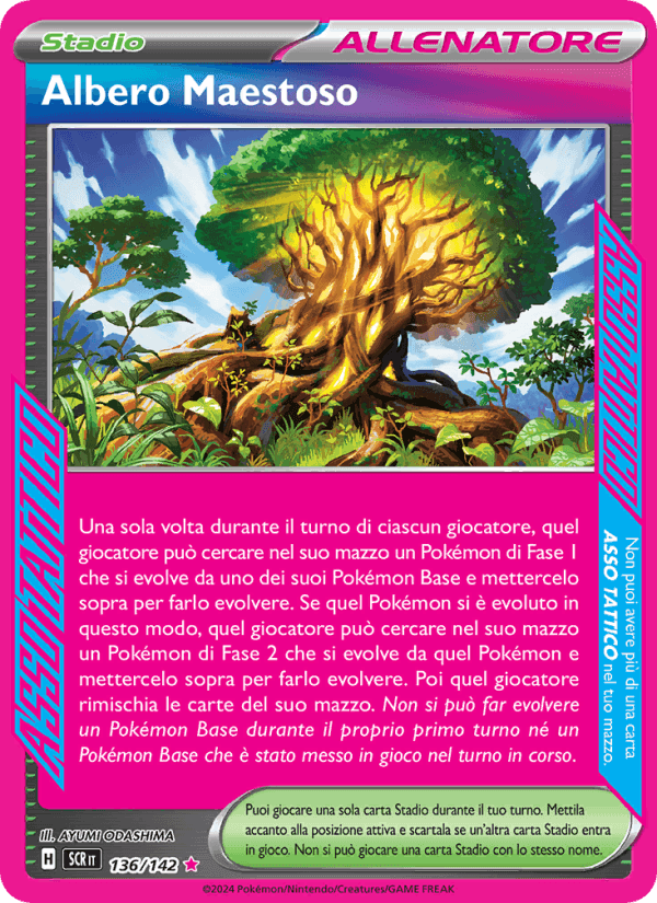 Albero Maestoso, carta 136 di Corona Astrale