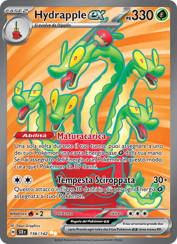 Hydrapple-ex, carta 156 di Corona Astrale