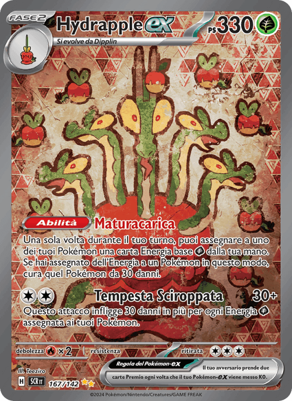 Hydrapple-ex, carta 167 di Corona Astrale
